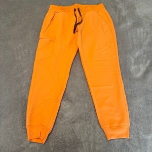 Figs Orange Technical Collection Joggers